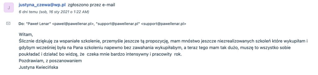 pawel lenar testymonial8 - Paweł Lenar Blog
